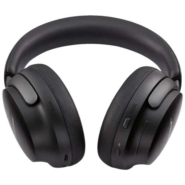 Bose New QuietComfort Ultra Wireless Noise Cancelling Headphones with Spatial Audio, Over-The-Ear Headphones with Mic, Up to 24 Hours of Battery Life, Black - Image 4
