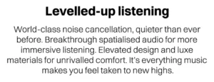 Premium design of Bose QuietComfort Ultra
